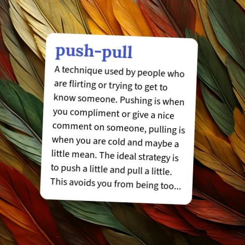 Push Slang Urban Dictionary: push-pull