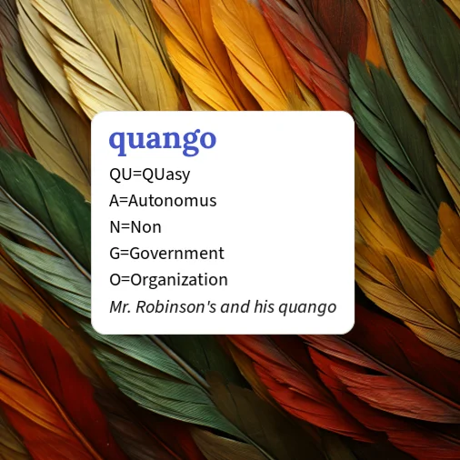 Quangos Examples Urban Dictionary: quango