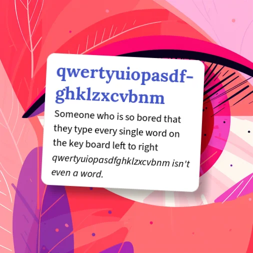 Urban Dictionary: qwertyuiopasdfghklzxcvbnm