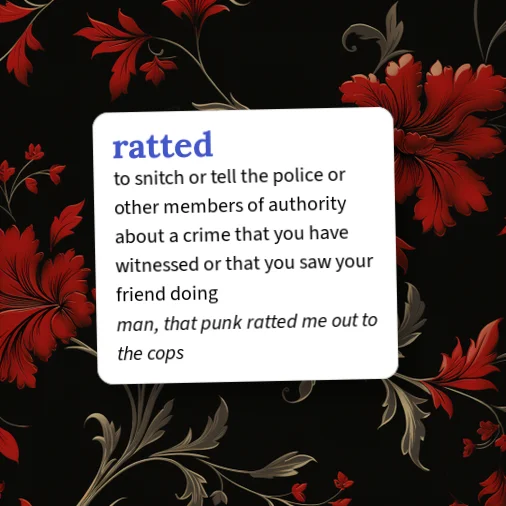Getting Ratted Urban Dictionary: ratted