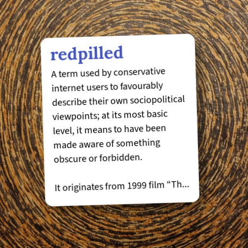 Redpilled Linux Urban Dictionary: redpilled