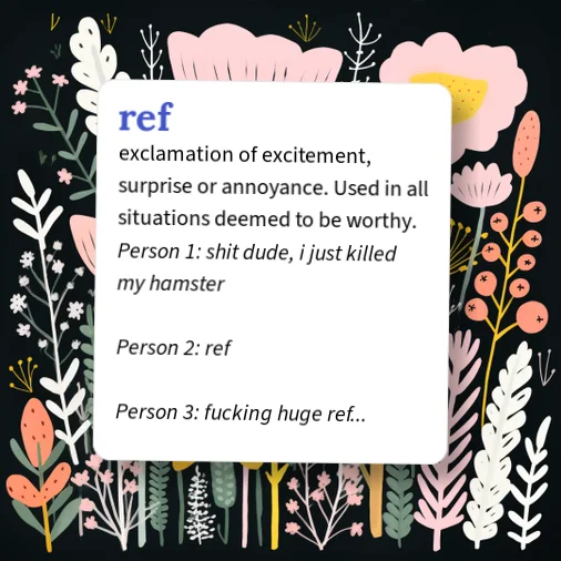 Refdes Definition Urban Dictionary: ref