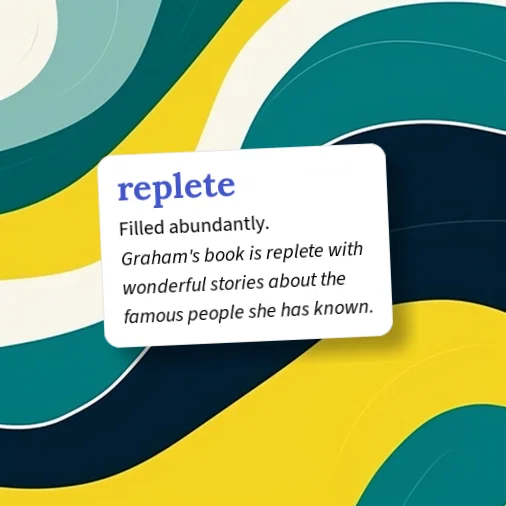 Replete Examples Urban Dictionary: replete