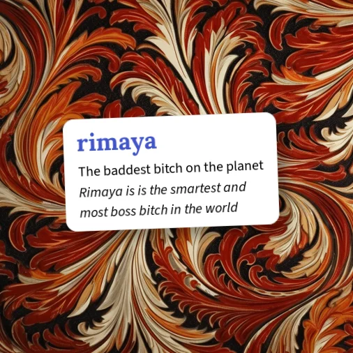 Urban Dictionary: rimaya