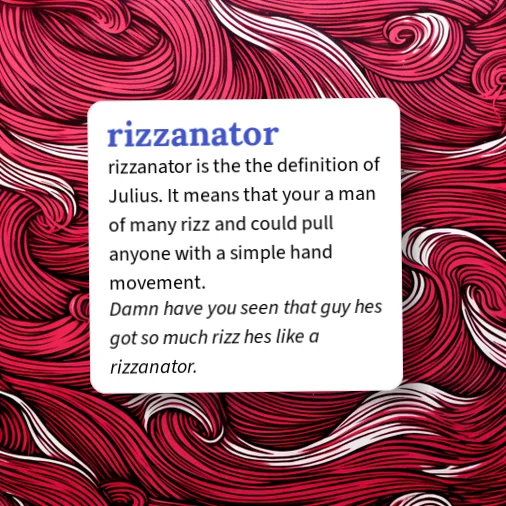 Rizz Inator Urban Dictionary: rizzanator