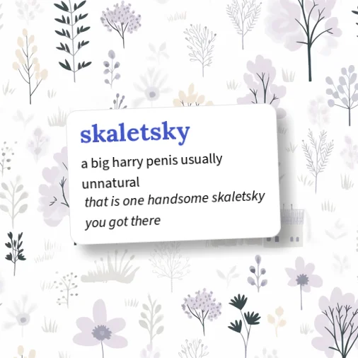 Unnatural Example Urban Dictionary: skalitsky