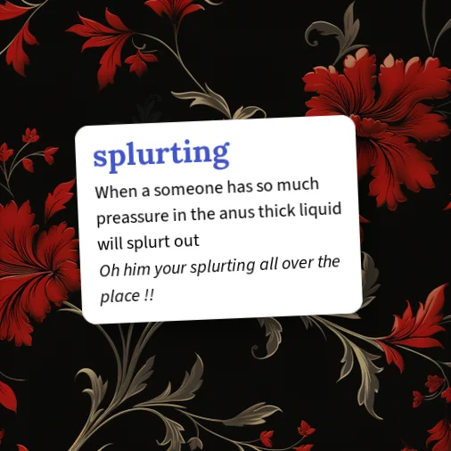 Splur Urban Dictionary: splurting