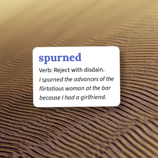 Spurned Example Urban Dictionary: spurned