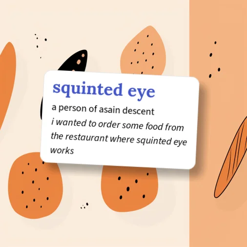Squinted Examples Urban Dictionary: squint-eye