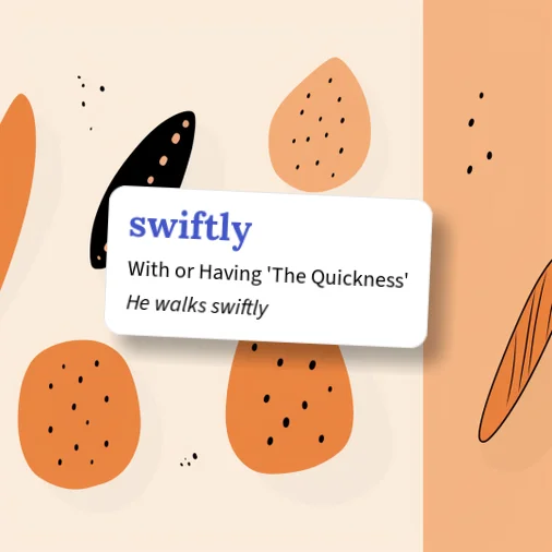 Swiftly Example Urban Dictionary: swiftly