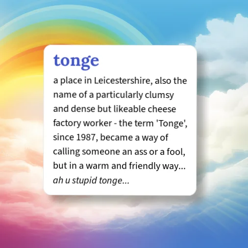 Tonge Tonge Urban Dictionary: tonge