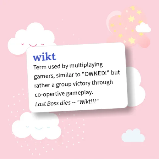 Wikt Urban Dictionary: Wikt