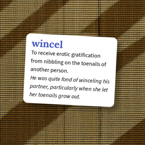 Wince Example Urban Dictionary: wincel